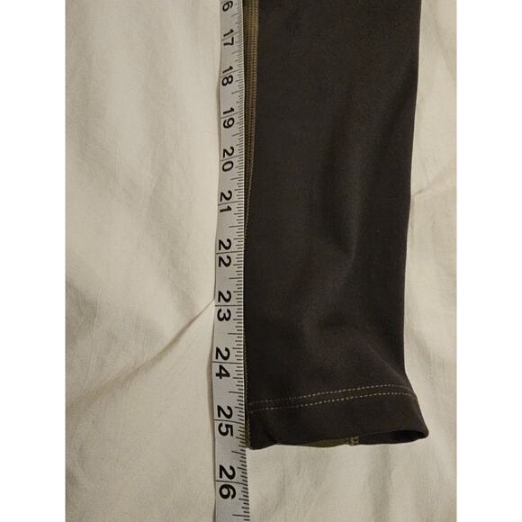 The North Face FlashDry Camo Leggings Women’s XS Green Black Active Yoga Pants - Picture 2 of 5